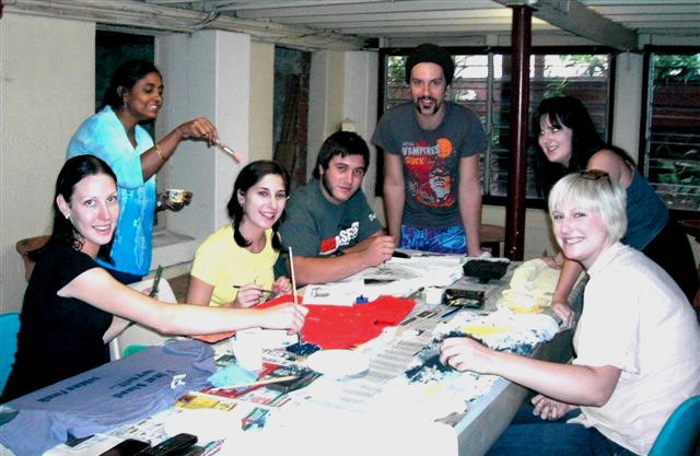 TOS T-shirt Painting workshop, Brisbane TOS T-shirt Painting workshop, Brisbane